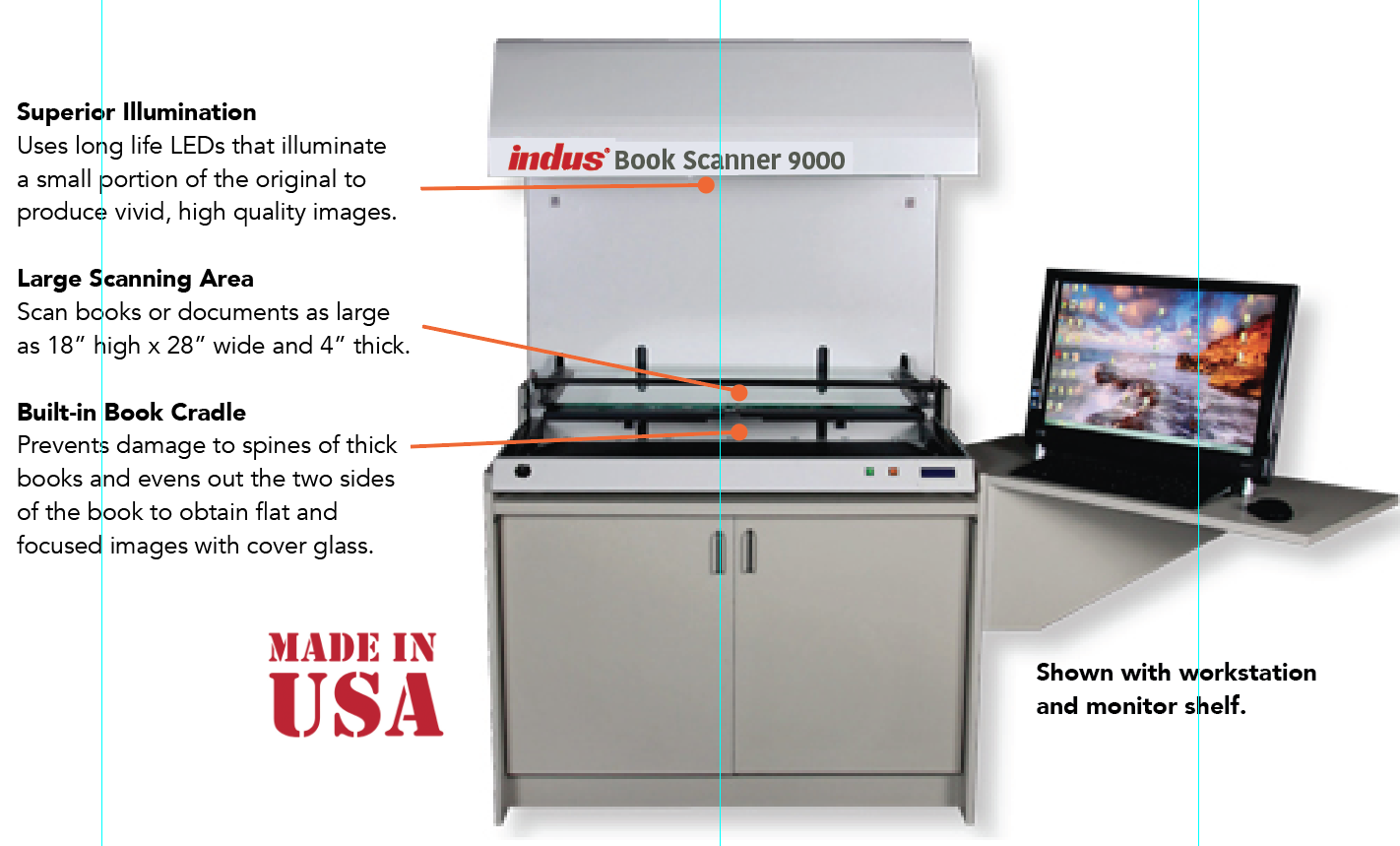 Indus 9000 Book Scanner - Image 3