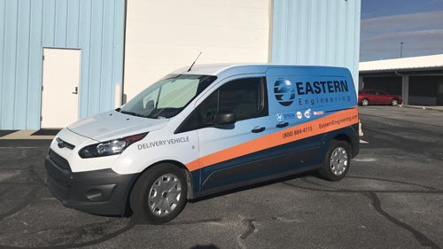 Supplies Delivery Van