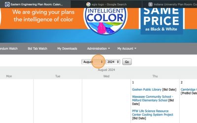 How to View Bid Dates by Month