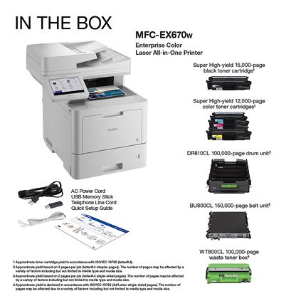 Brother Workhorse Series - MFC-EX670W Color MFP - Image 11