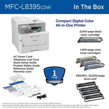 Brother Workhorse Series - MFC-L8395CDW Color MFP - Image 4